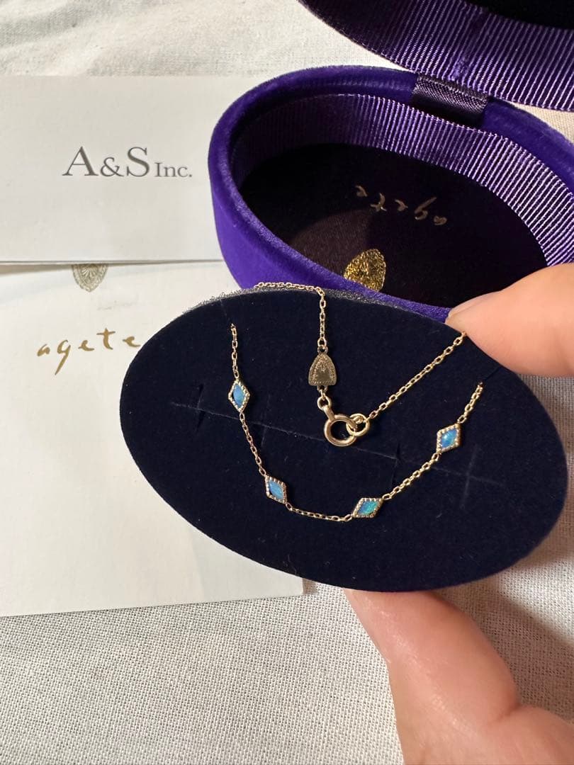 agete アガット　ドリーミードリーミー　オパール　 k10 ブレスレット