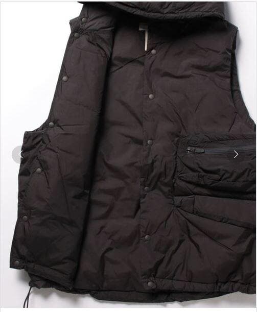 【極美品】Chaosカオス × REMI RELIEF/別注ダウンベスト 墨黒