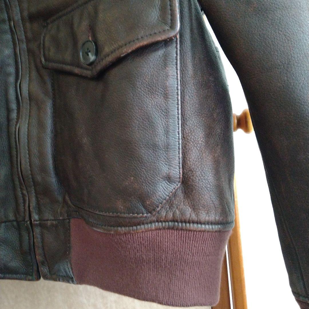 新品　GABRIEL襟厶―トンワッペン付レザーG―1フライトジャケットＬサイズ