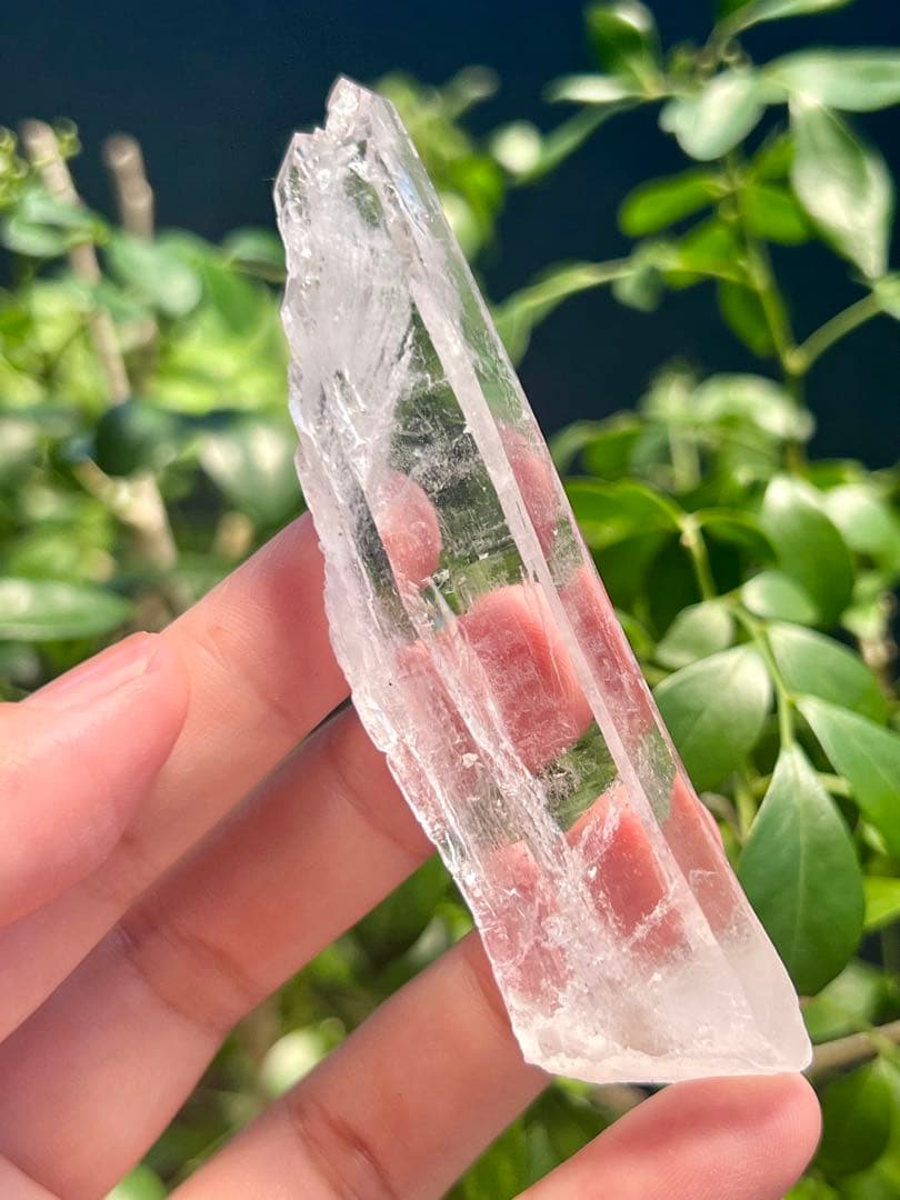 レムリアンシードクリスタル　水晶 ポイント型結晶 原石水晶パワーストーン　瞑想