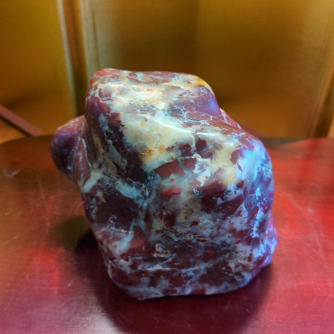 佐渡赤玉石 約1.22kg 天然石 鑑賞石 水石 希少 レア