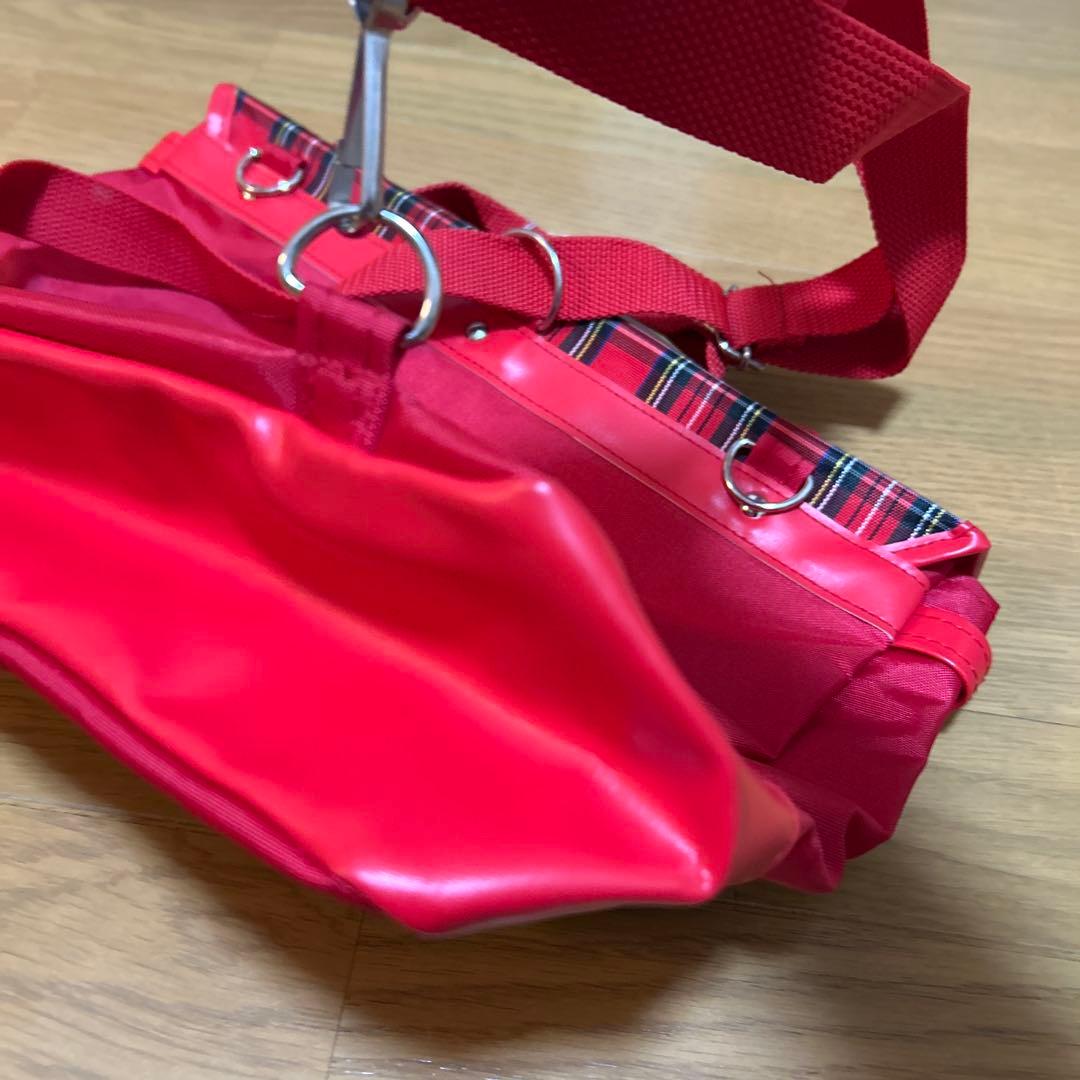 未使用　ハローキティ チェック3wayバッグ リュック レトロ　レッスンバッグ