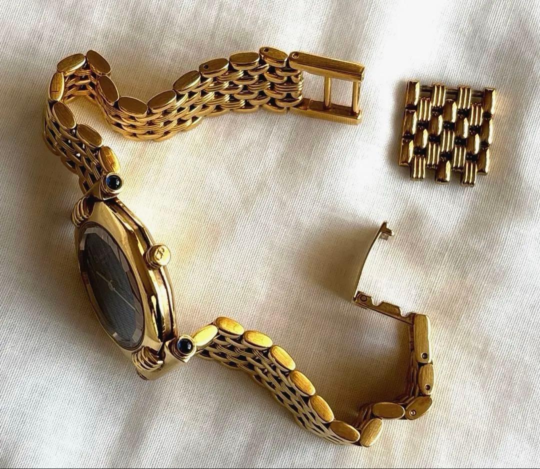 【稼働品】Christian Dior レディース腕時計内周15.5cm 調整可