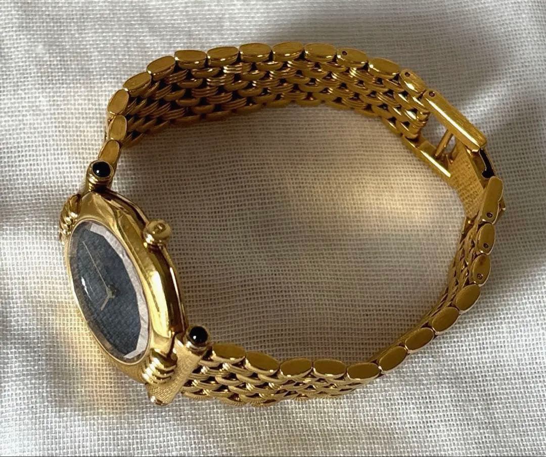 【稼働品】Christian Dior レディース腕時計内周15.5cm 調整可