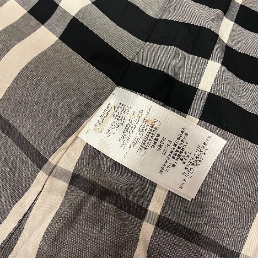 値下げ！バーバリー チルドレン　美品8y 128㎝　ウールトレンチコート　キッズ