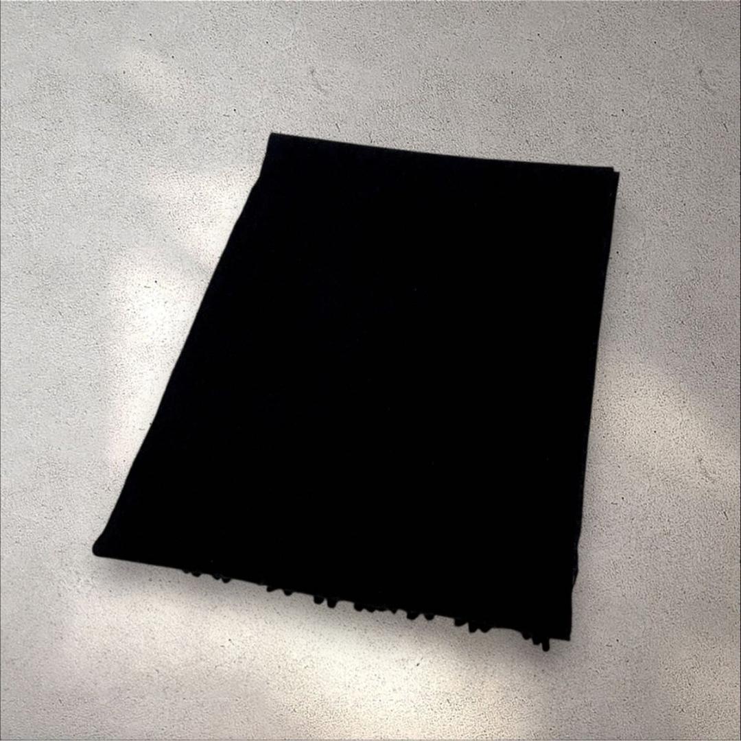 未使用級 ヴィヴィアンウエストウッド イタリア製 マフラー 刺繍 黒 y2k