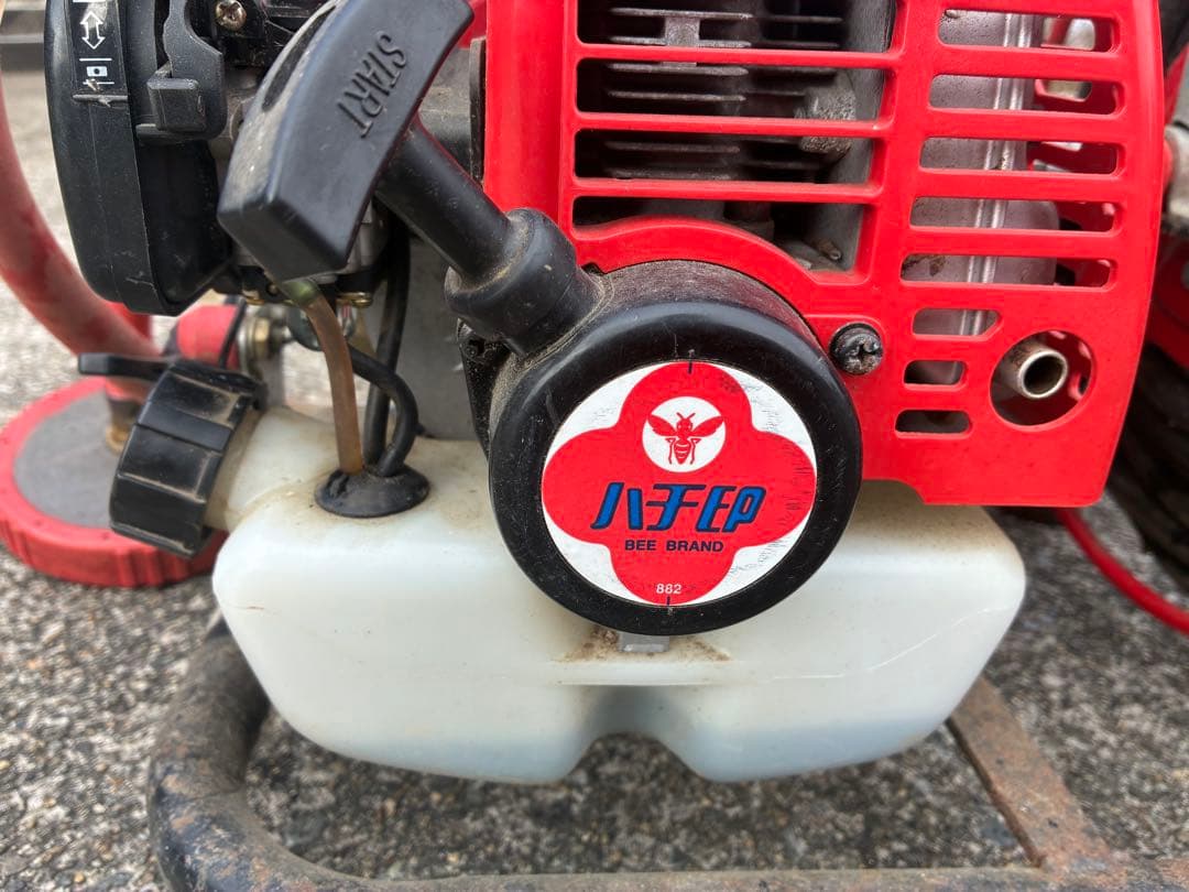 【富山引取希望】ガソリンエンジン 高圧洗浄機 巻取り式ホース動墳機