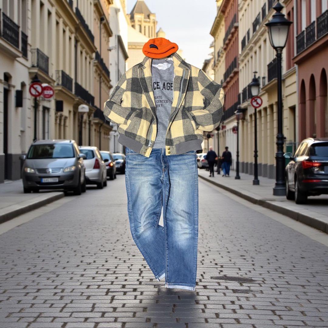 70’s Woolrich ウールハリントンジャケット USA製 短丈 裏ボア