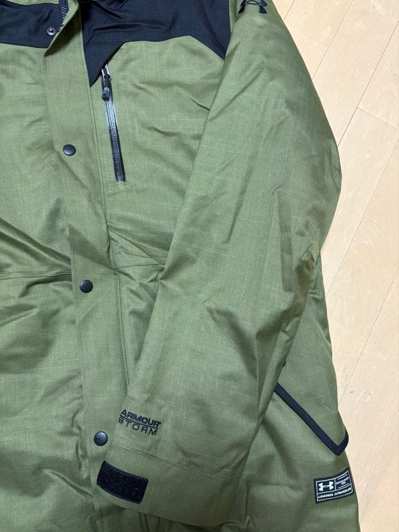 【美中古】アンダーアーマー　スノボウェア上下セット　インナージャケット付