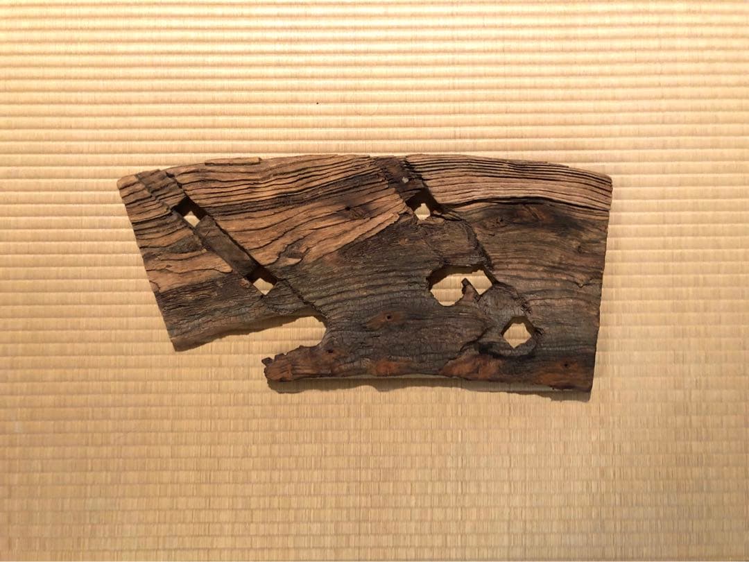 明治～昭和時代　水車板　敷板　花台　アンティーク　骨董品