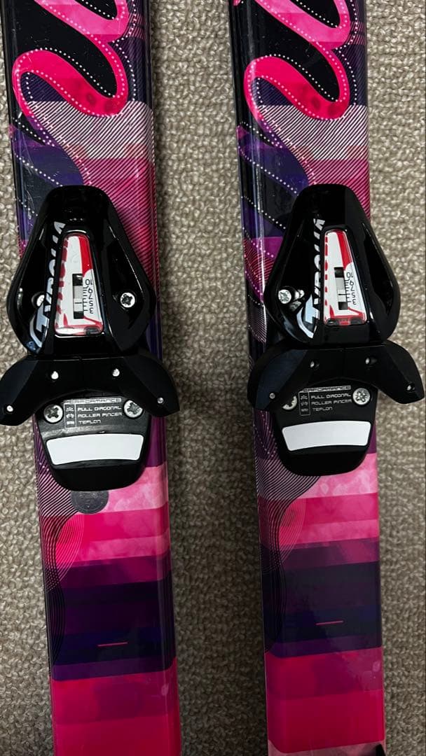 KAZAMA スキー板152・ブーツ24・ポール・ケース4点セット