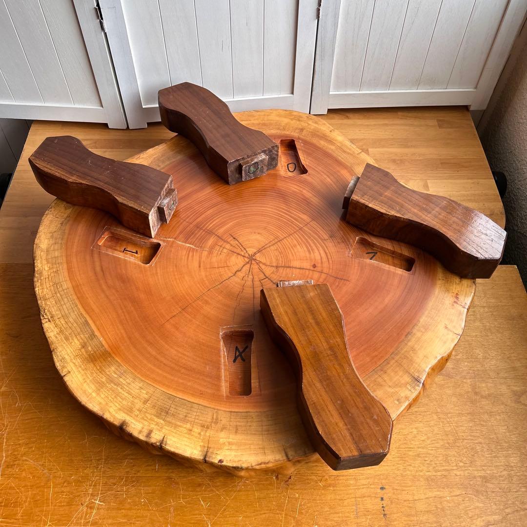木製 自然木の座卓　天然木　座卓　ちゃぶ台　コーヒーテーブル