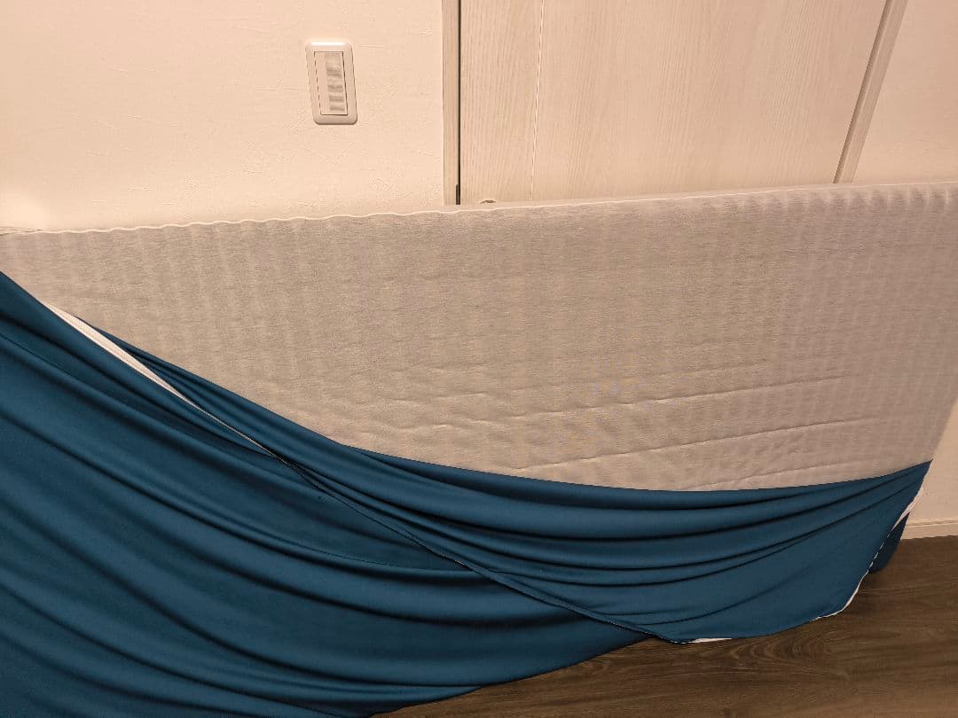 西川 高反発 敷布団 マットレス Duex Wave シングル ネイビー