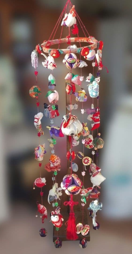 手作り日本の雛飾り 吊り飾り 飾り雛