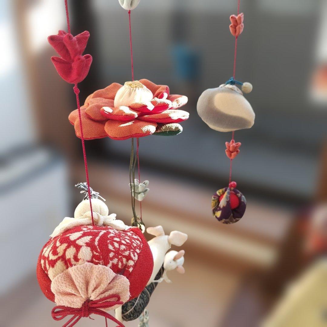 手作り日本の雛飾り 吊り飾り 飾り雛