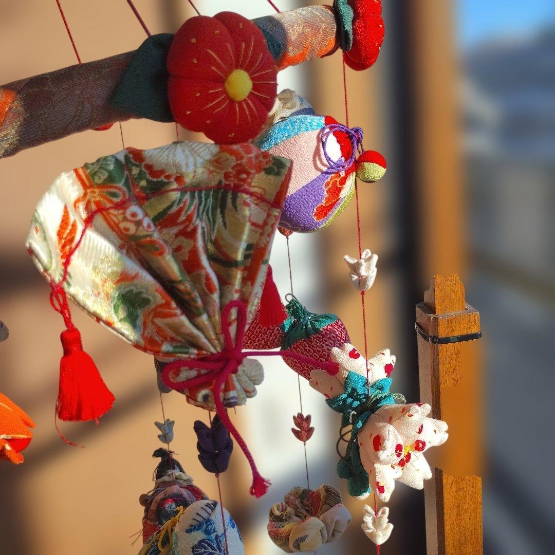 手作り日本の雛飾り 吊り飾り 飾り雛