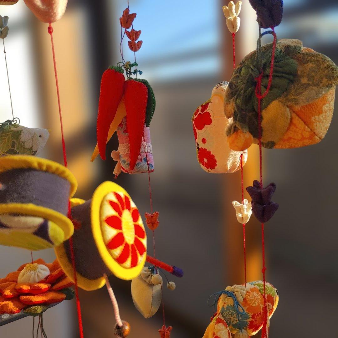 手作り日本の雛飾り 吊り飾り 飾り雛