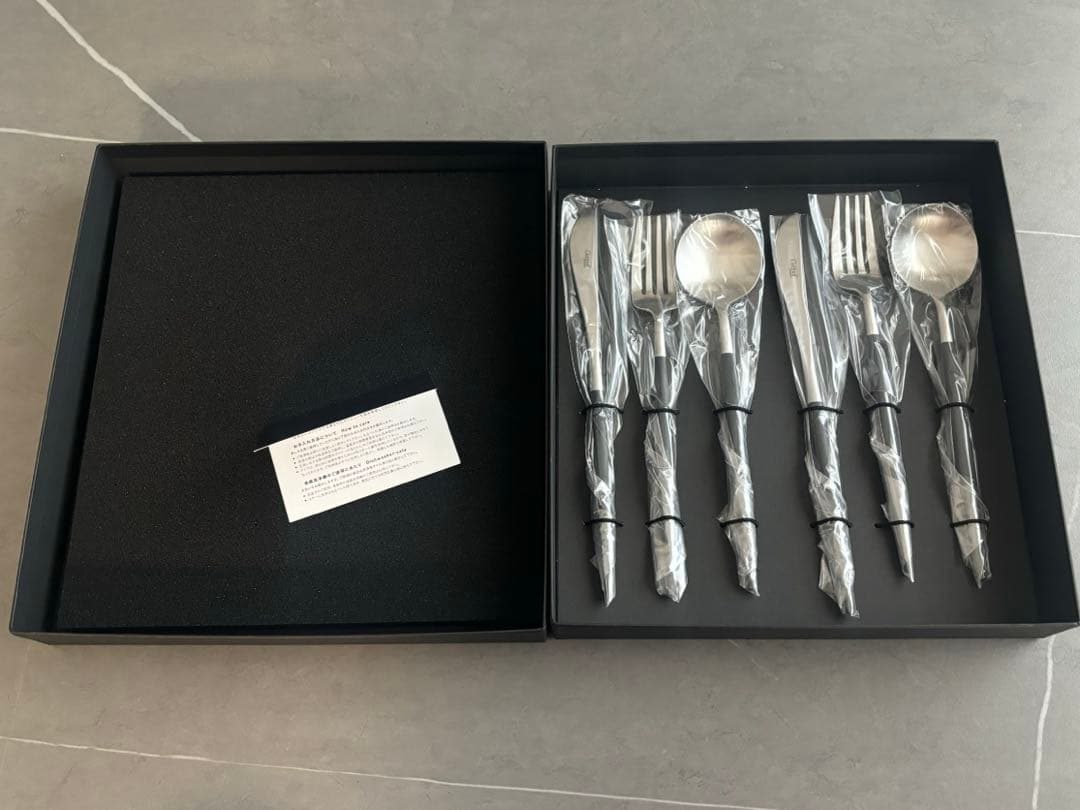 新品未使用 クチポール ゴア GOA カトラリーセット 6本 ギフト 箱付き