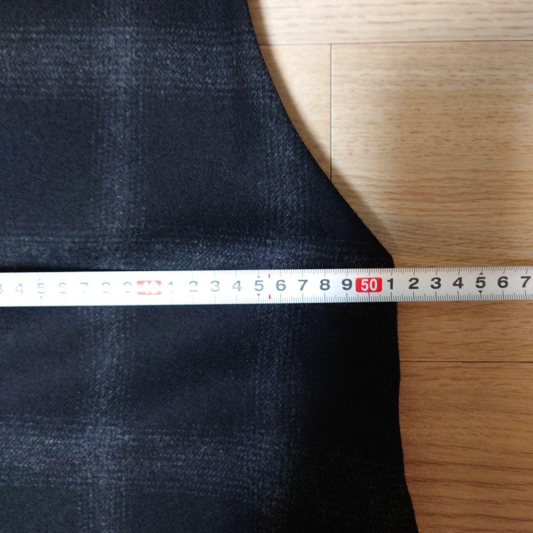 マ*君様 アドーア チェック ワンピース ジャンパースカート 38