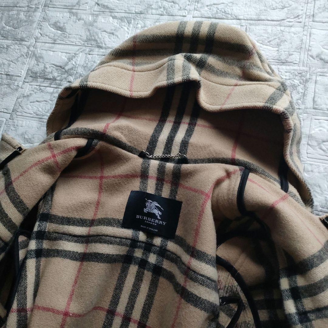 バーバリーロンドン　MINI DUFFLE 99　ダッフルコート　ノバチェック