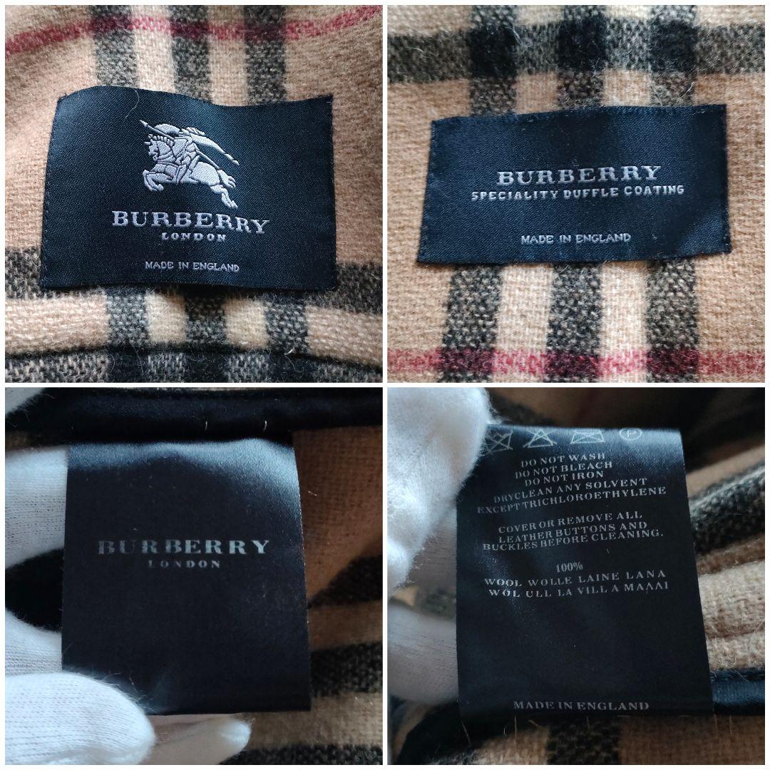 バーバリーロンドン　MINI DUFFLE 99　ダッフルコート　ノバチェック