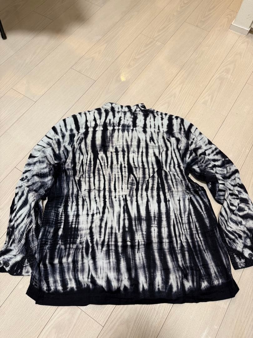 ISSEY MIYAKE タイダイ柄長袖シャツ 綿100% M