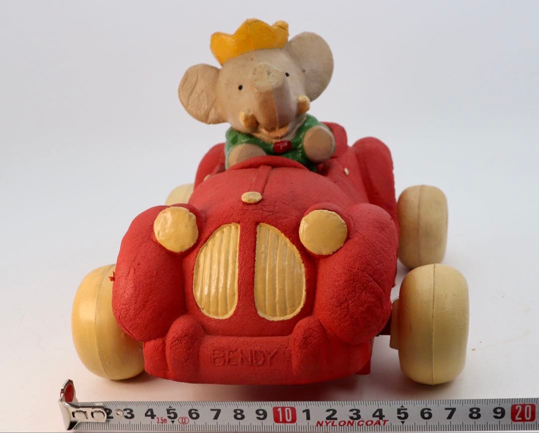 象のババール BENDY スクイーズ レアアイテム 全長約25cm ビンテージ品