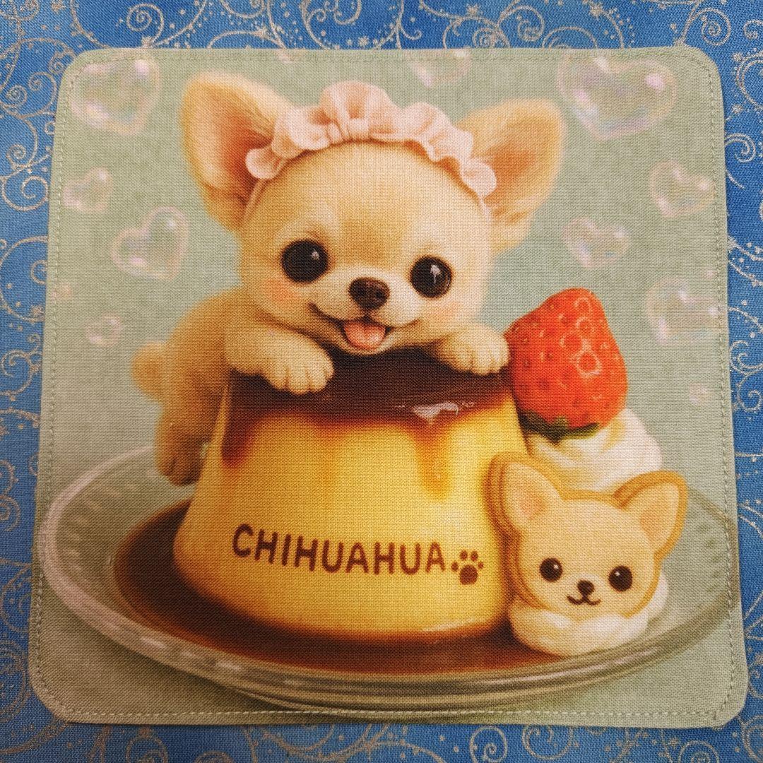 マーブル☆　ハンカチ　ワンにゃんこ柄12/28