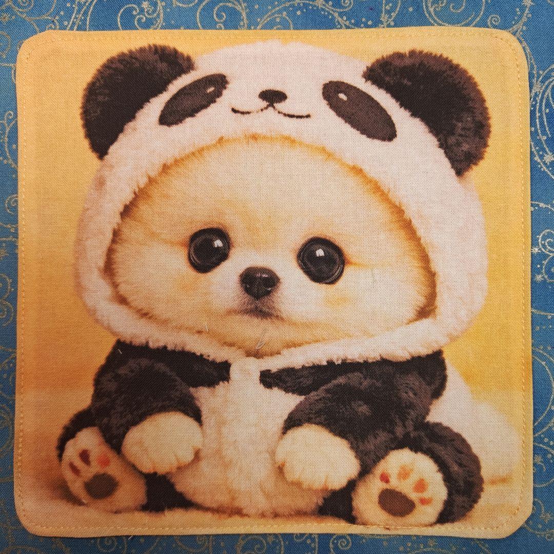 マーブル☆　ハンカチ　ワンにゃんこ柄12/28