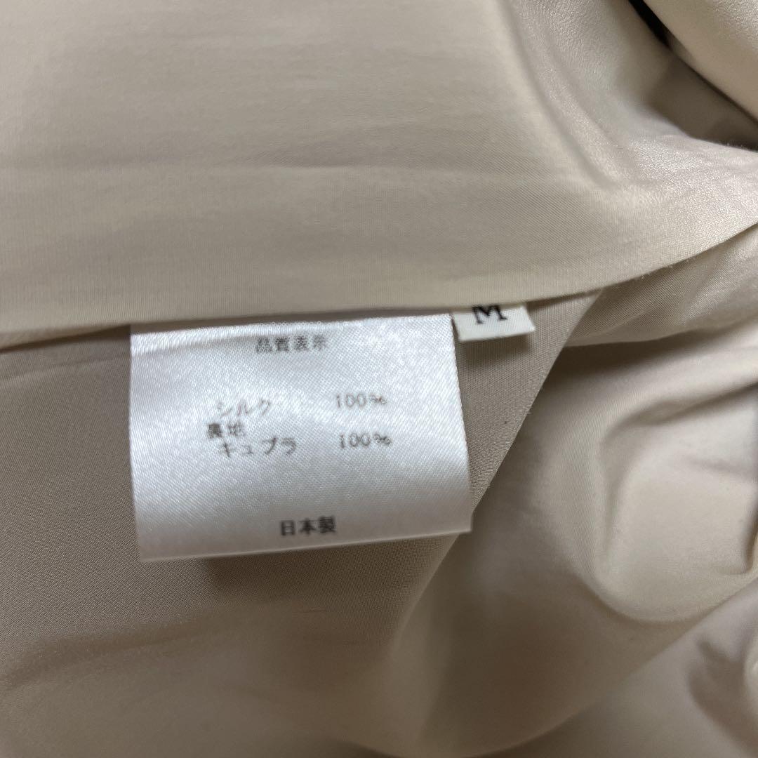 Blanc ym シルクトレンチコート