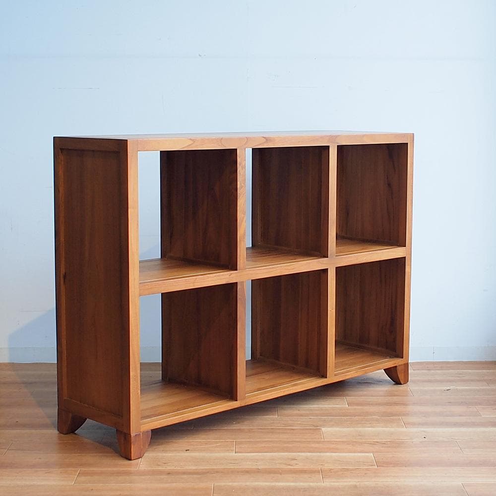 スキャンティーク/SCANTEAK ステラン チーク材 3×2 シェルフ ラック