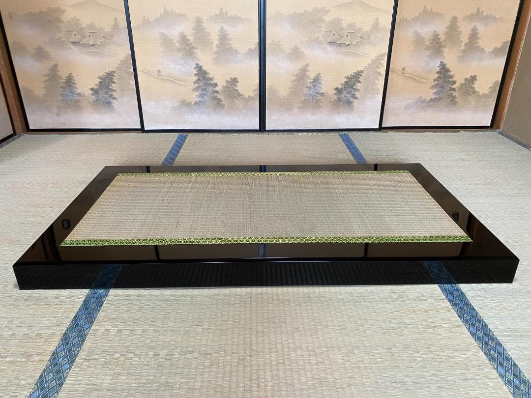 都黒塗畳台　45号 　五月人形　雛人形　飾り台