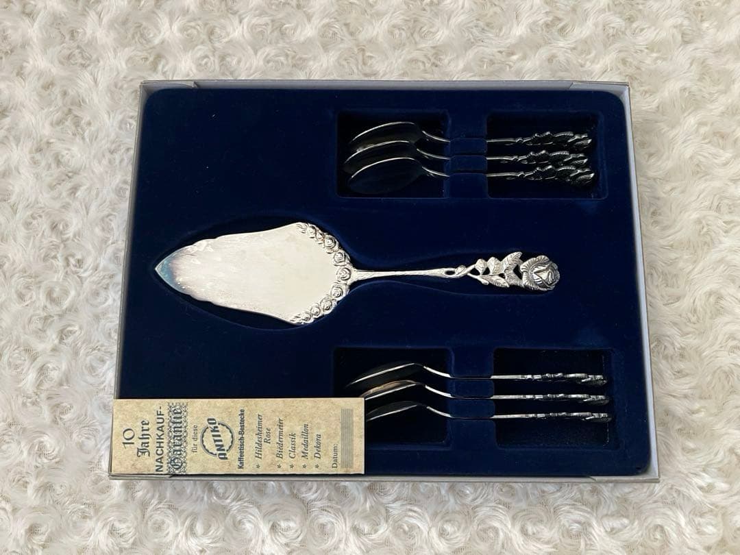 ANTIKO社　カトラリーセット　ヒルデスハイムローズ　ケーキサーバー〈７本〉