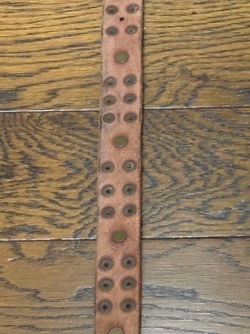 【新品、未使用】RRL/ダブルアールエル /&スタッズ ナローベルト