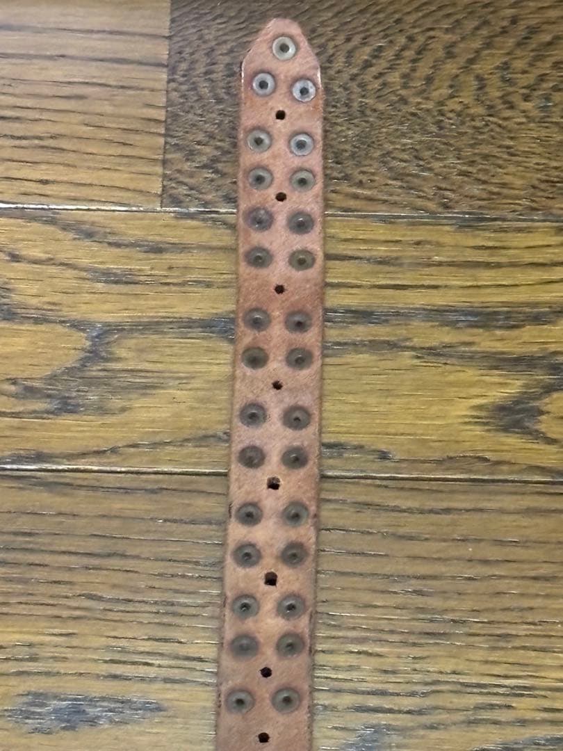 【新品、未使用】RRL/ダブルアールエル /&スタッズ ナローベルト