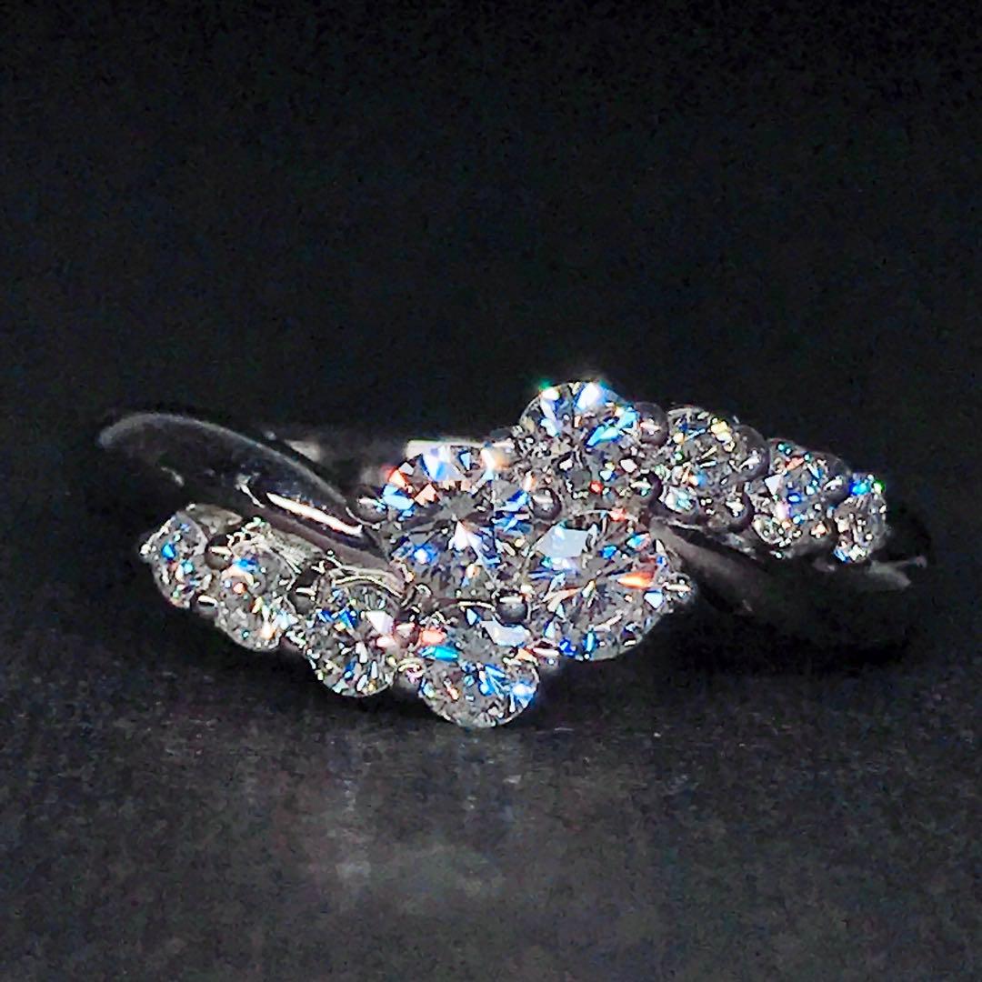 0.70ct SEIKO ダイヤモンドリング PT900 セイコージュエリー