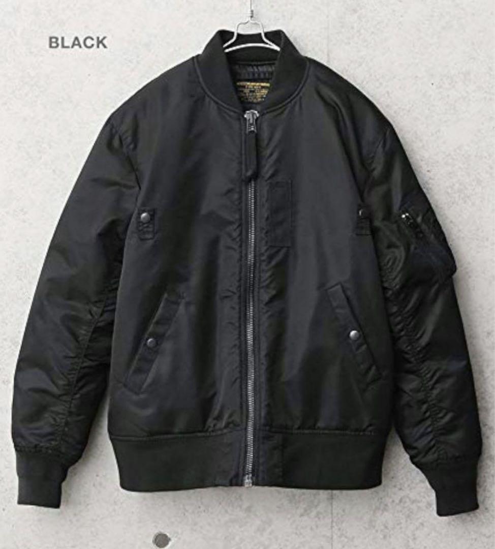 廃盤 WAIPER MA-1フライトジャケット　ブラック XL