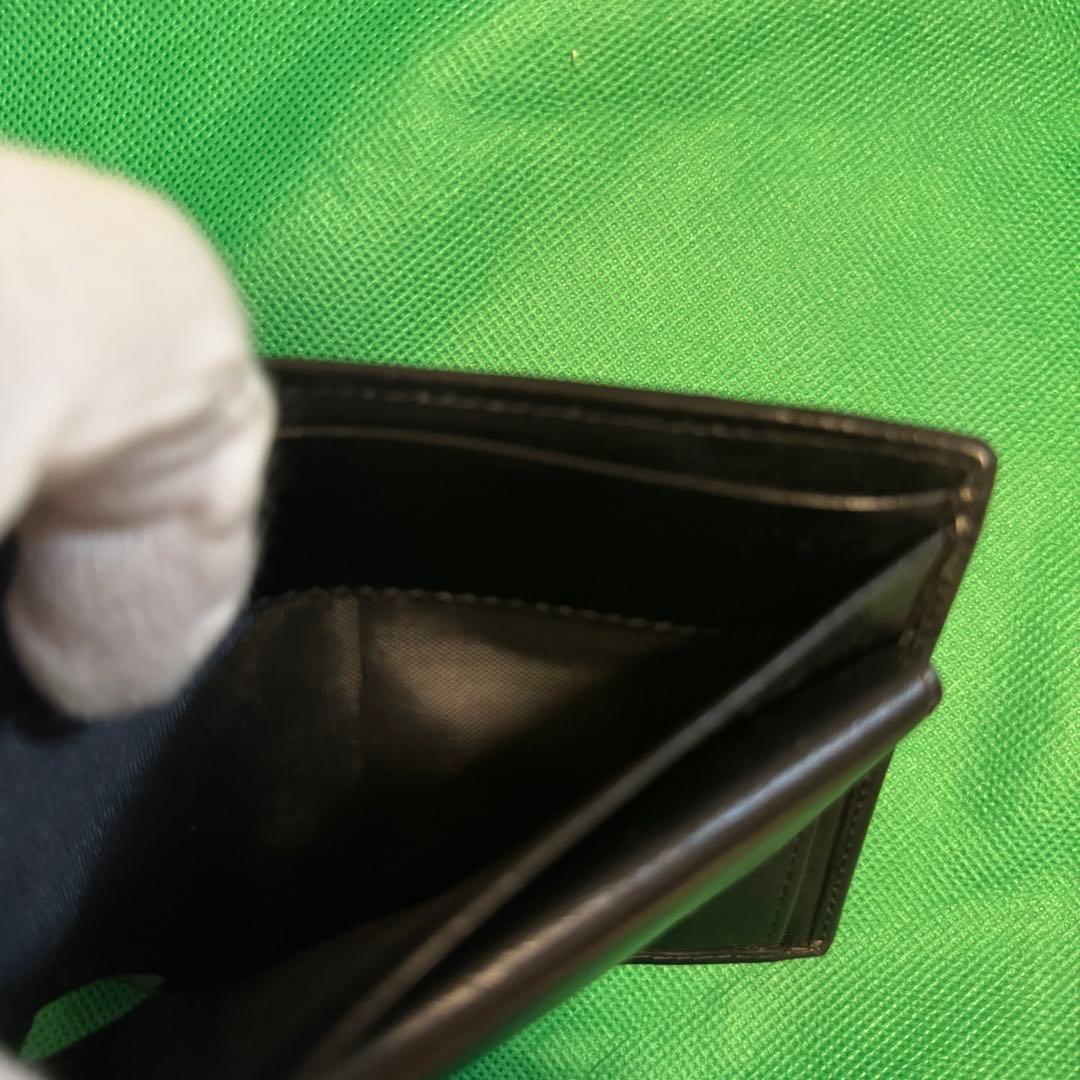 （希少）スタースティングレイ 折財　 二つ折り ガルーシャ 黒