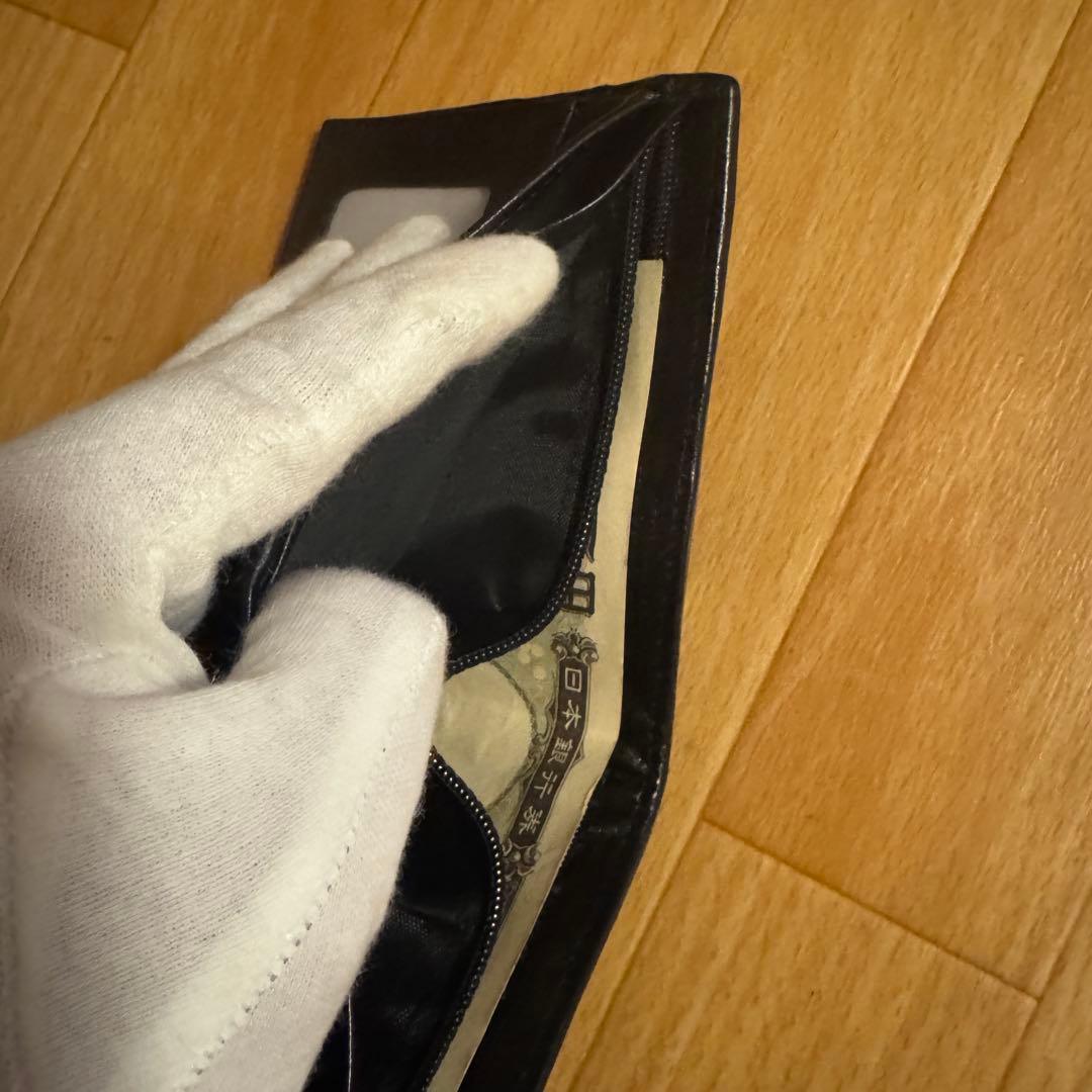 （希少）スタースティングレイ 折財　 二つ折り ガルーシャ 黒