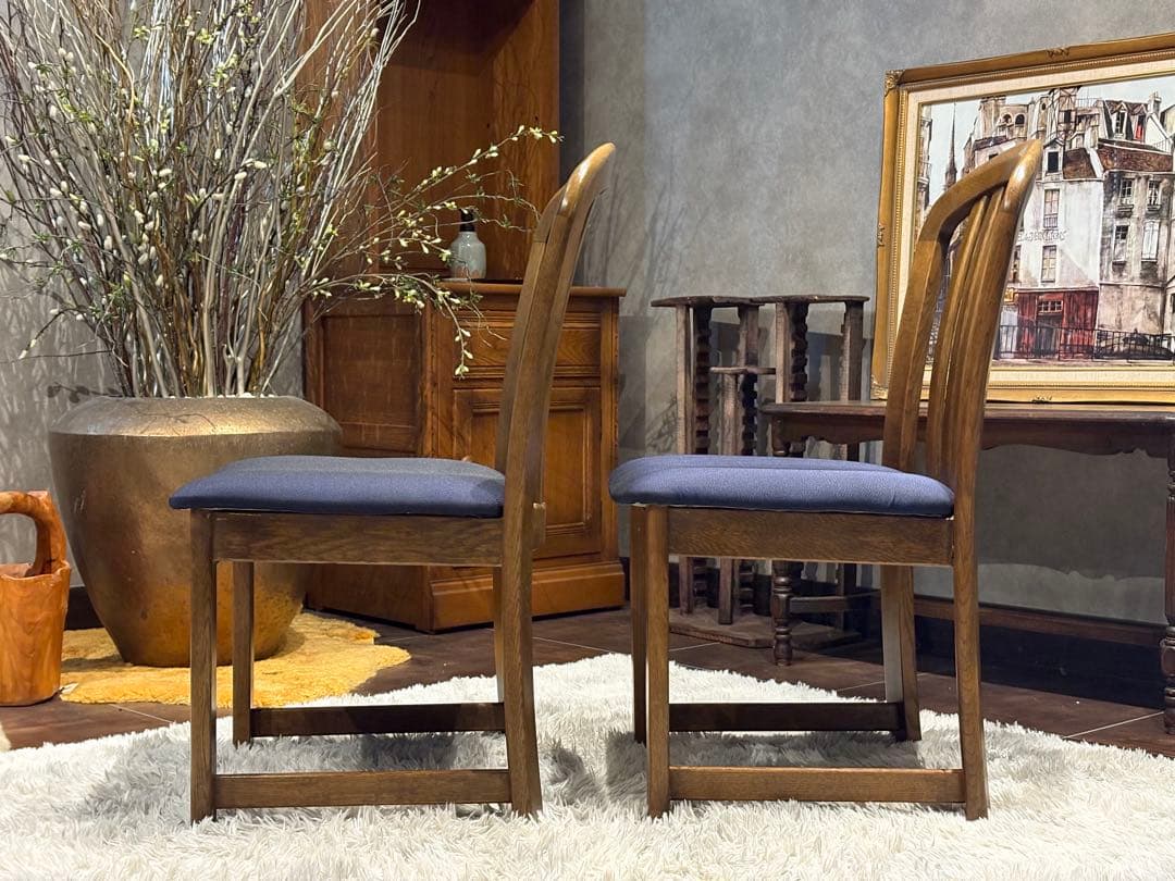 karimoku カリモク　ダイニングチェア　シェルチェア　リメイク　IG