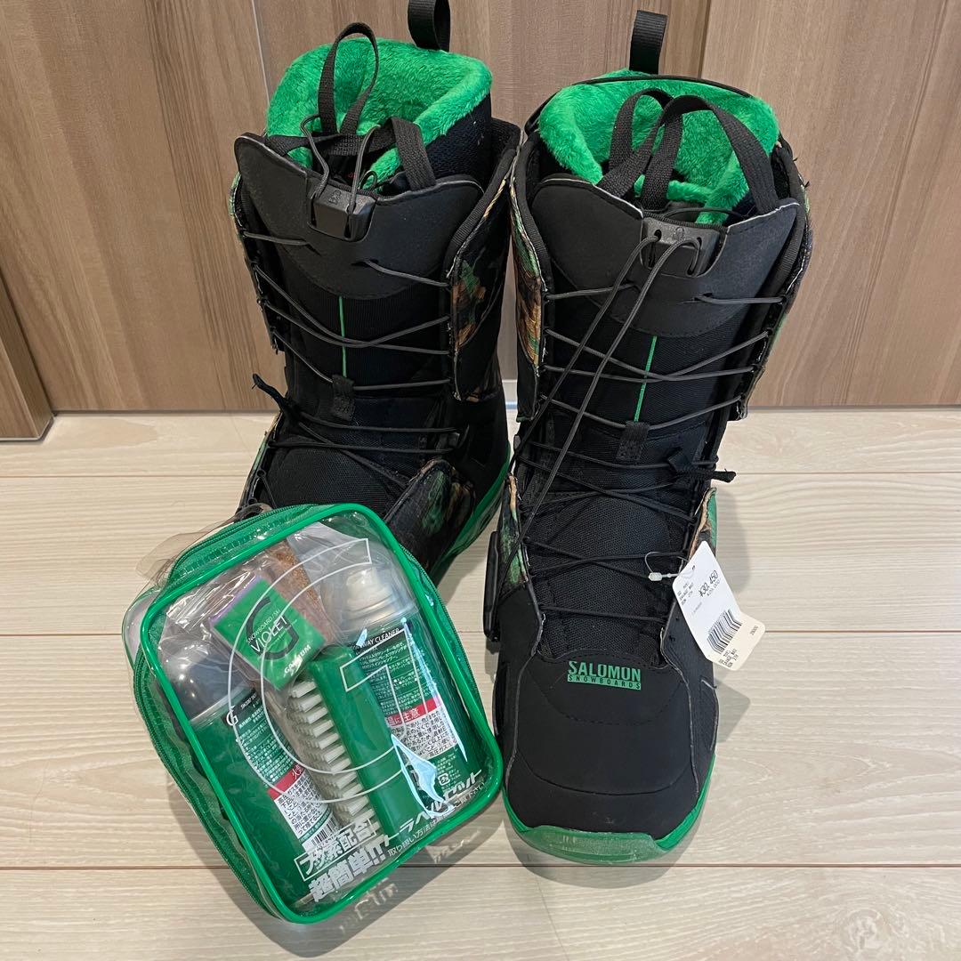 SALOMON SAVAGE M40 スノーボードブーツ クリーニングキット付き