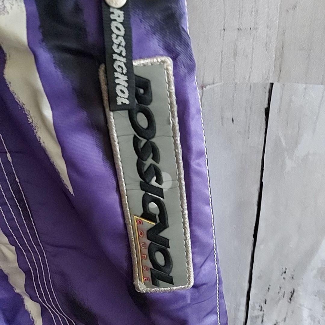 【ROSSIGNOL】ロシニョール フルジップ スキーウェア 上下セット M 紫