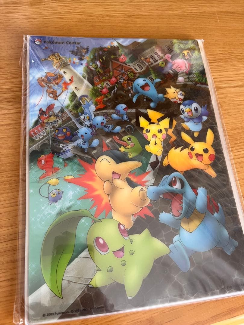 ポケモンセンター A4下敷き　アルセウス16枚、ヒノアラシ3枚