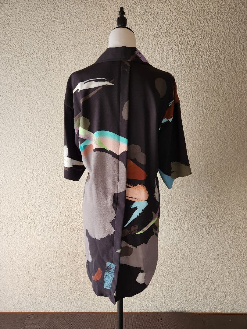 ★美品★ujohジップハーフスリーブシャツ