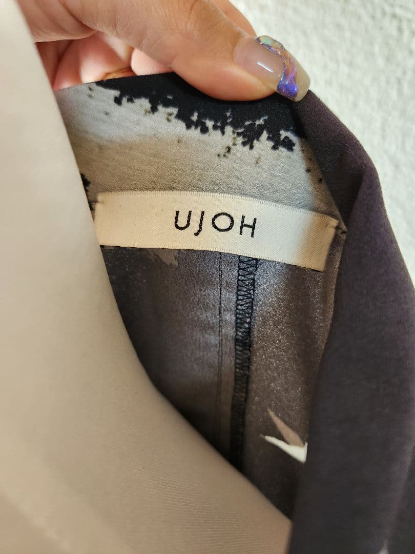 ★美品★ujohジップハーフスリーブシャツ