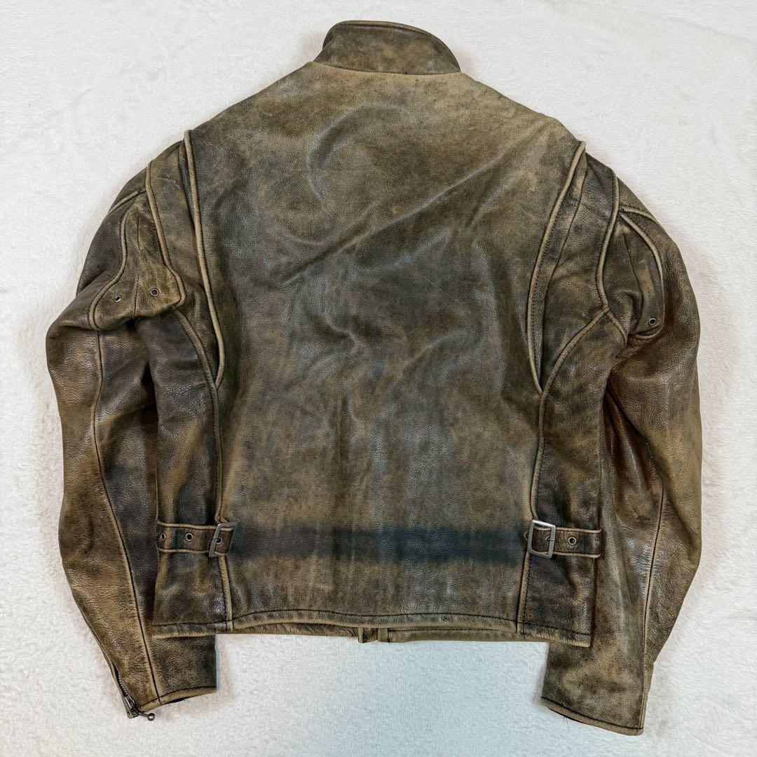 SIZE40 B-McCOY'S ライダースジャケット ステアハイド Lサイズ