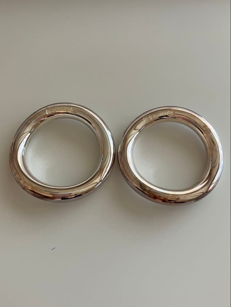 【新品未使用】Christofle クリストフル ペア箸　(赤と黒)& 箸置き