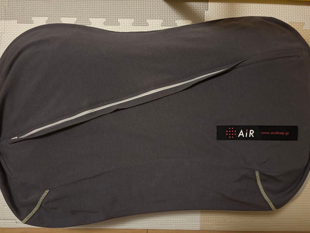 西川 AiR 4D エアー 4D 低め グレーベージュ 専用袋付き