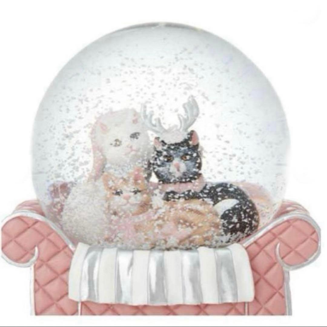 スノードーム　キャット　ソファー