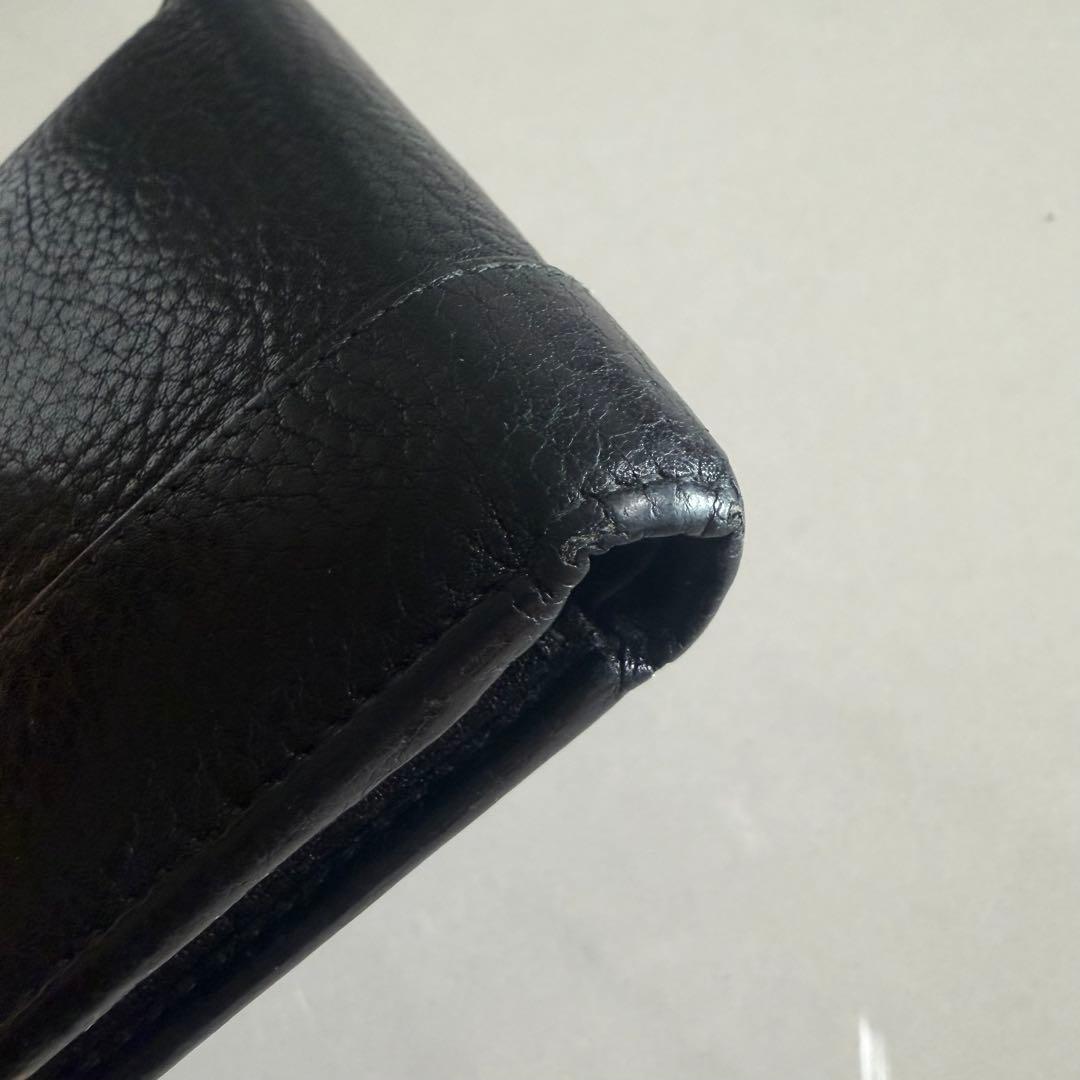 BVLGARI 二つ折り財布 ブラック 33403